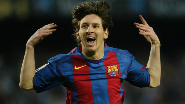 11 años del primer gol de messi