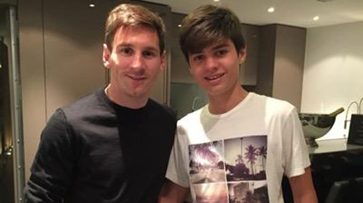"Messi es mi ídolo"