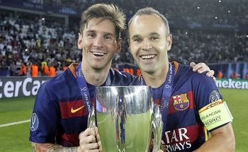 Iniesta y Messi agigantan su récord
