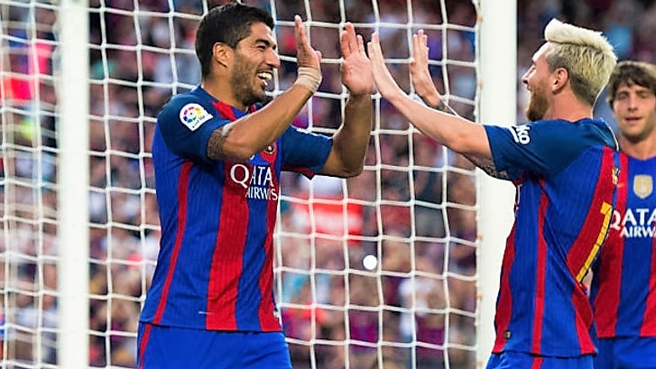 Los puntajes del Barca contra Sampdoria