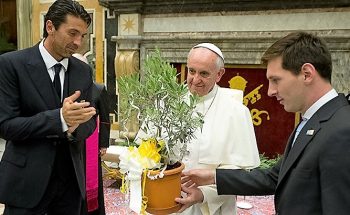 Para el Papa, el mejor es Messi