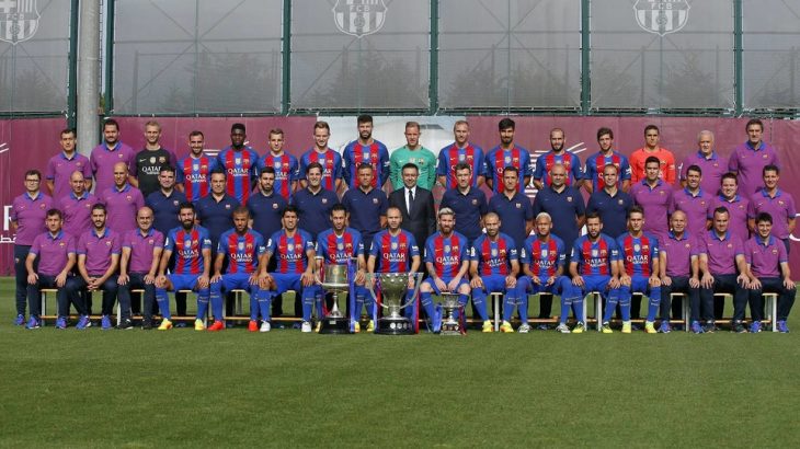 Barsa ya tiene la foto oficial de la temporada 2016/17