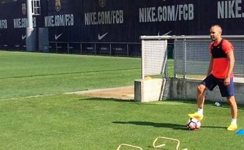 Iniesta acelera su recuperación