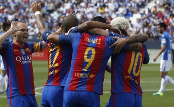 Doblete de Messi y goleada
