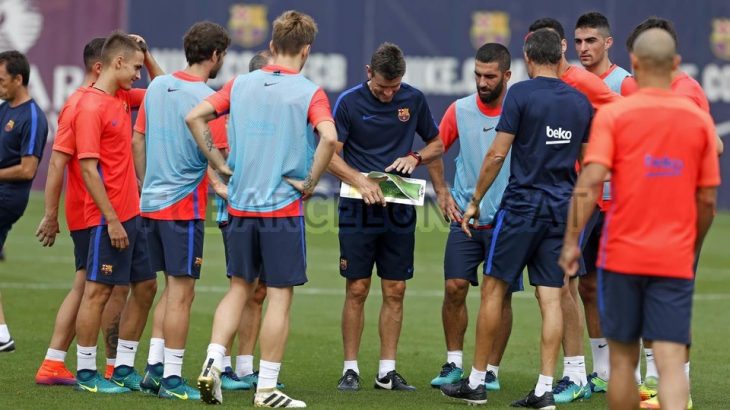 Último entrenamiento antes de enfrentar al Celta