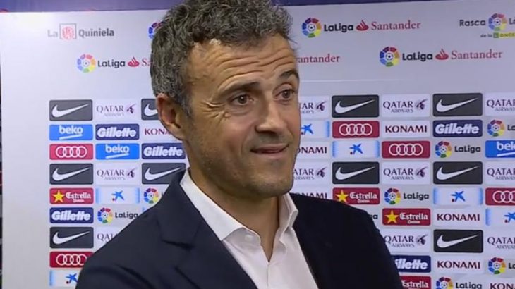 Luis Enrique quedó conforme