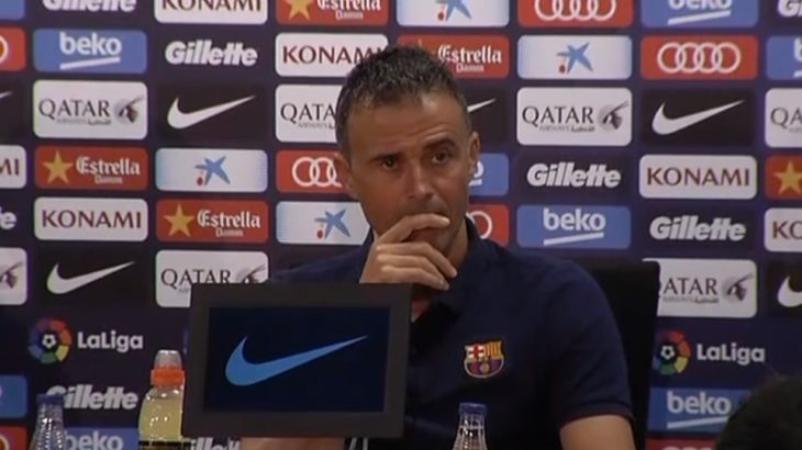 Luis Enrique no le preocupan las bajas