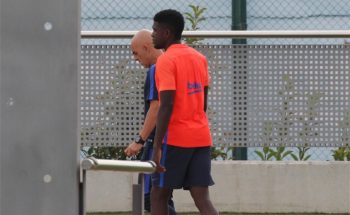 Umtiti se lesionó en el entrenamiento francés