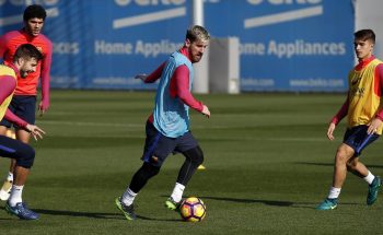 Se entrenó el plantel casi completo