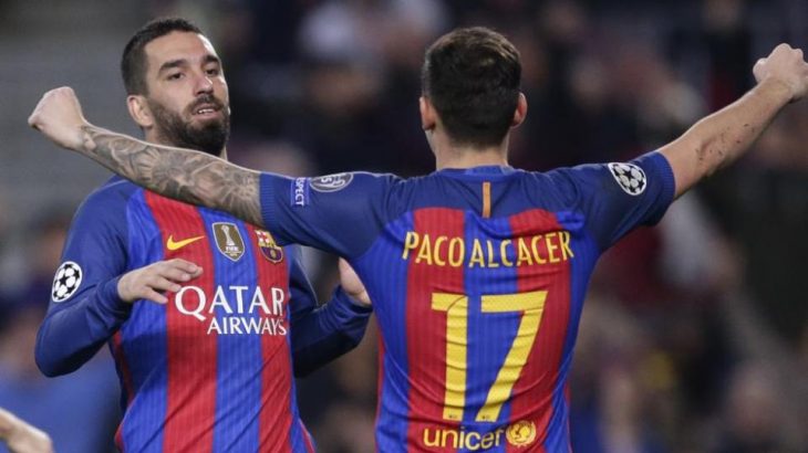 por fin Alcácer llegó al gol en el Barsa