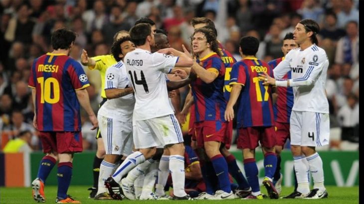 peleas del Clásico: Barcelona vs Real Madrid