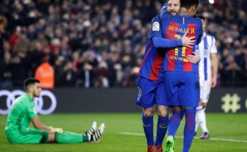 Aporte de Messi en la goleada culé