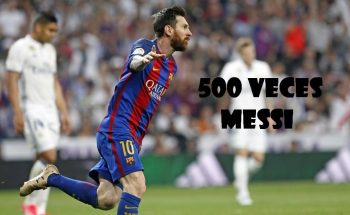 Messi llegó a los 500 goles con el Barcelona