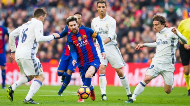 Messi ante el Madrid