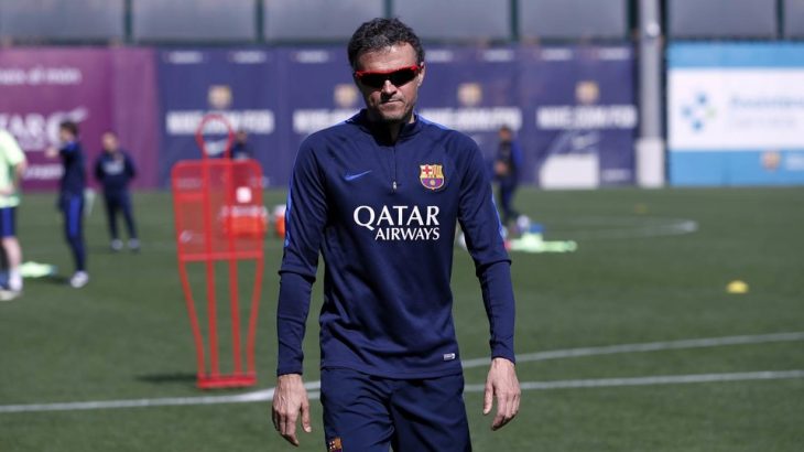 Luis Enrique valora el descanso de Messi