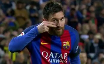El festejo de Leo Messi