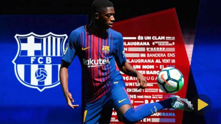 La presentación de Dembélé